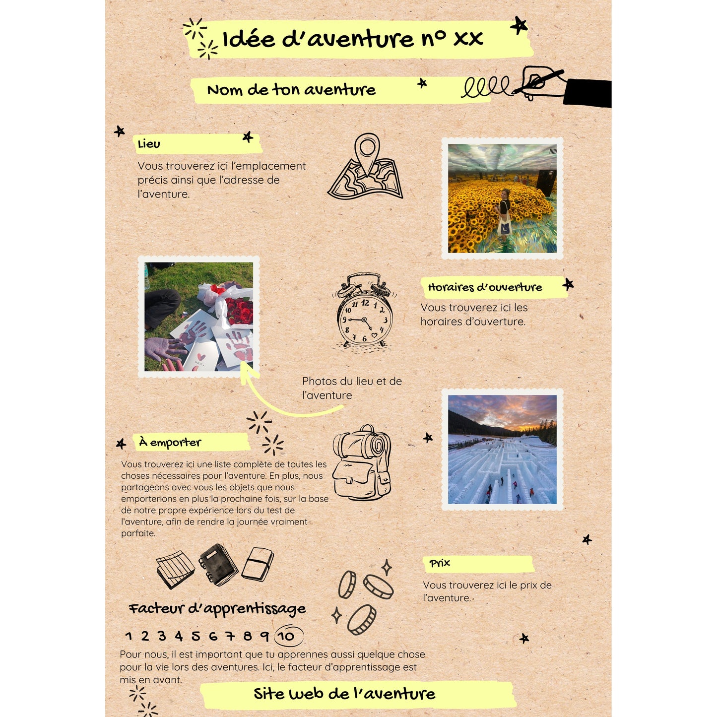 Une enfance pleine d’aventures (10–14 ans)